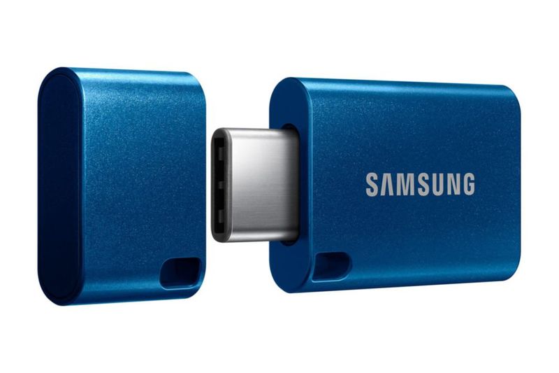 Unidad flash USB Samsung Type-C™ 256 GB 400 MB/s impermeable azul