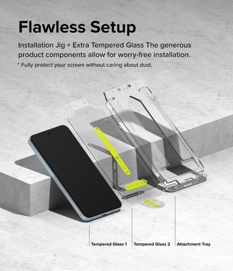 Protector de pantalla Ringke Easy Slide 9H para Samsung A35 5G