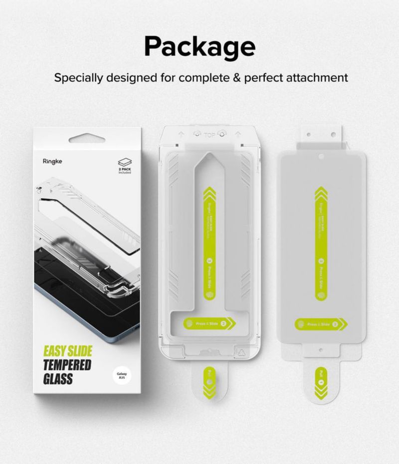 Protector de pantalla Ringke Easy Slide 9H para Samsung A35 5G