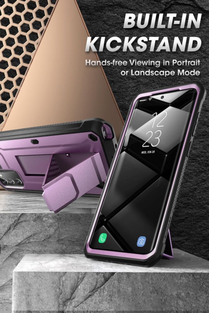 Funda SUPCASE Unicorn Beetle Pro violeta para Galaxy Note 20
