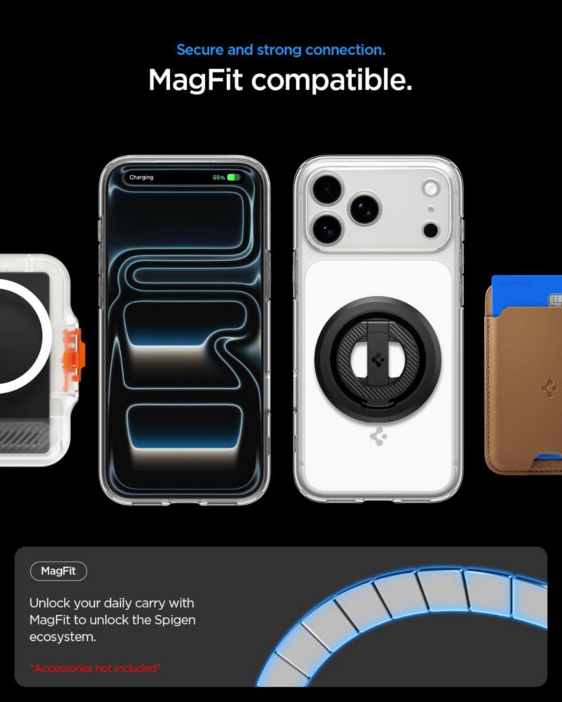 Funda para teléfono Spigen Ultra Hybrid T MagFit para iPhone 17 Pro