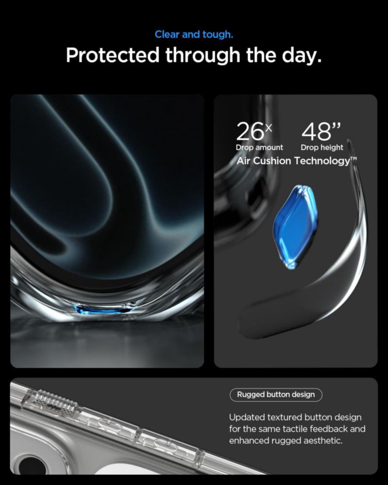 Funda para teléfono Spigen Ultra Hybrid T MagFit para iPhone 17 Pro