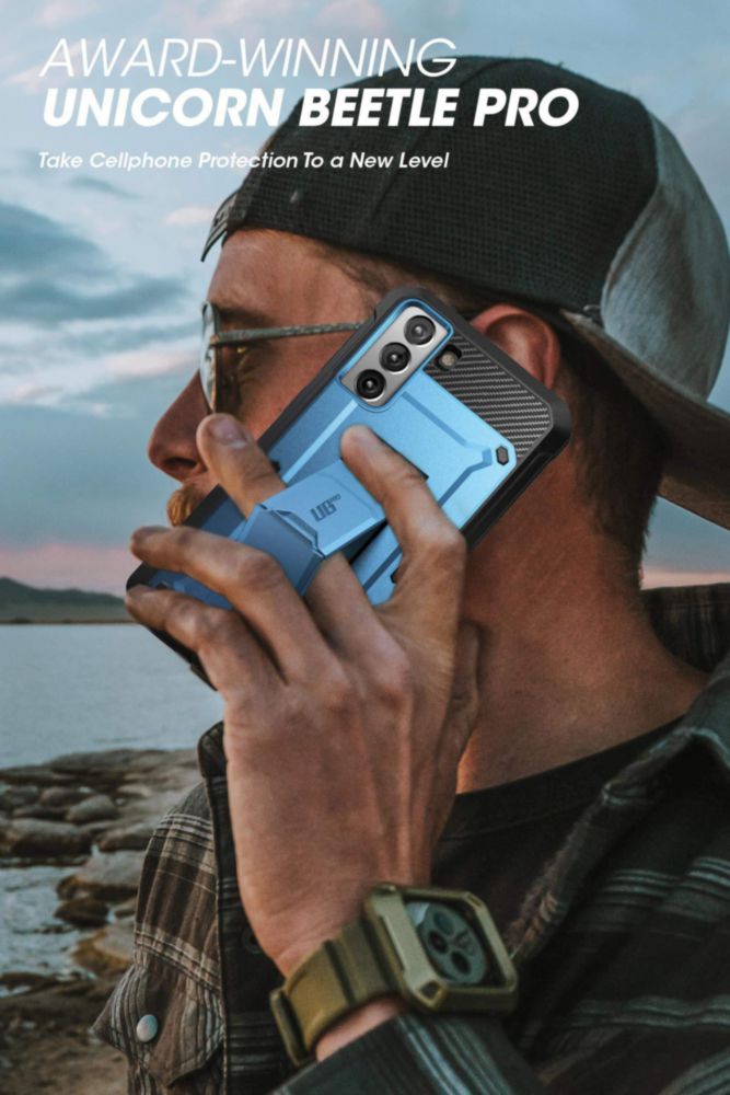 Funda para teléfono SUPCASE Unicorn Beetle Pro para Galaxy S21 de 62"