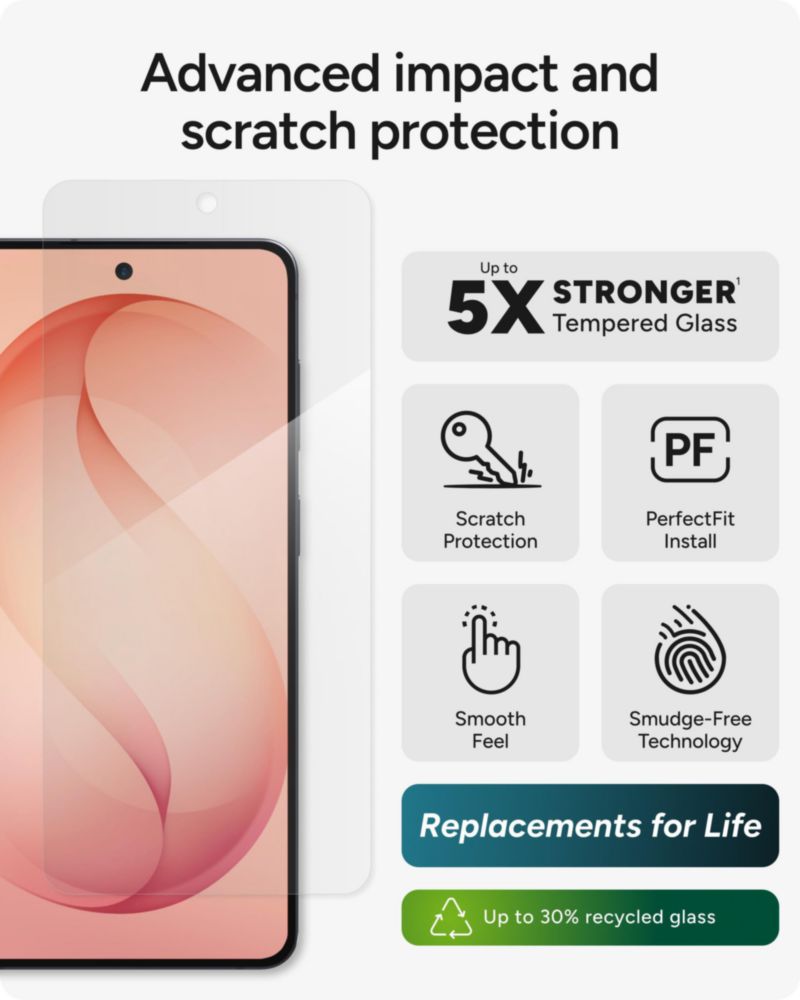 Protector de pantalla ZAGG Glass Elite para Samsung Galaxy S26+
