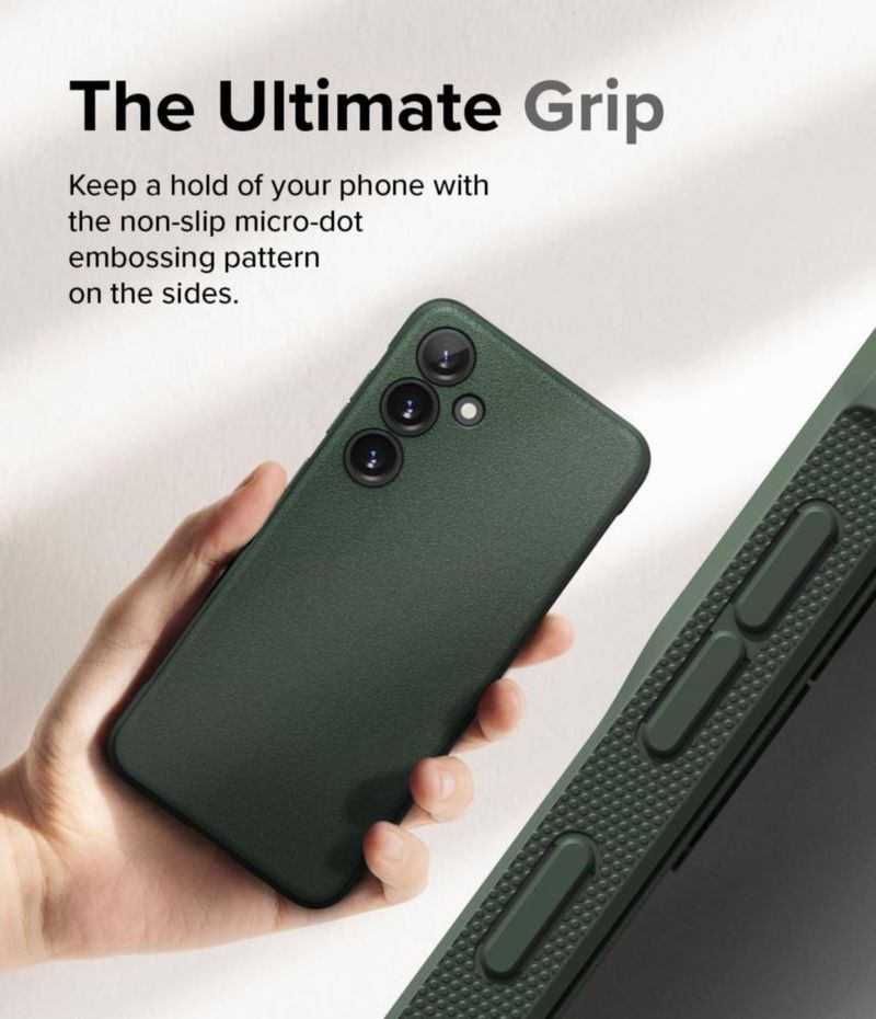 Funda Ringke Onyx para Samsung Galaxy S24 verde oscuro