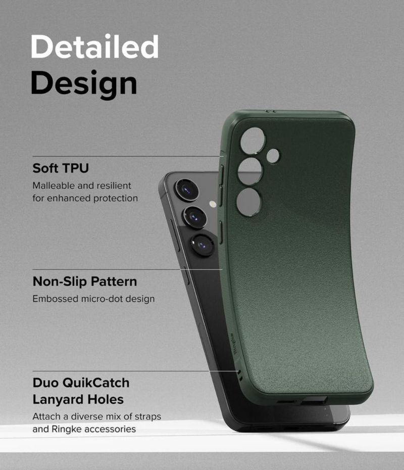 Funda Ringke Onyx para Samsung Galaxy S24 verde oscuro