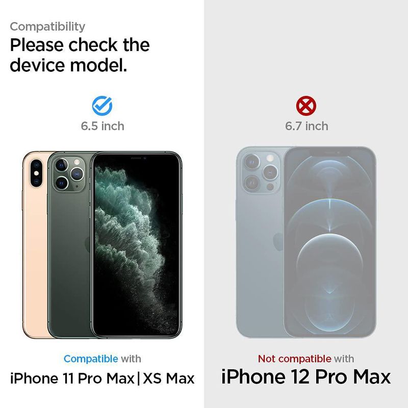 Protector de pantalla Spigen GlasTR EZ FIT para iPhone 11 Pro Max 2 unidades