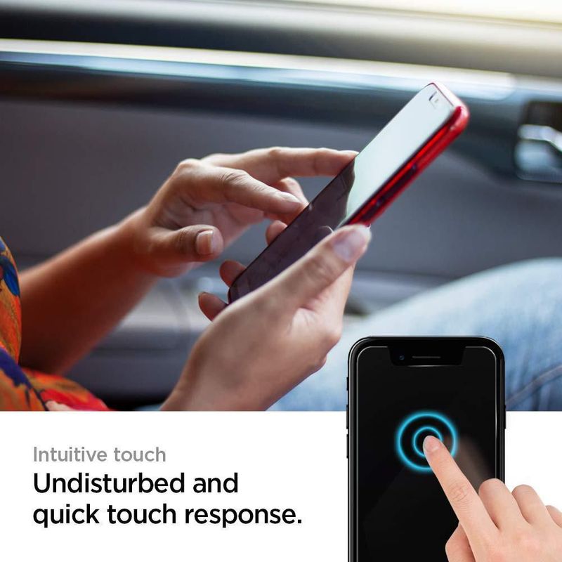 Protector de pantalla Spigen GlasTR EZ FIT para iPhone 11 Pro Max 2 unidades