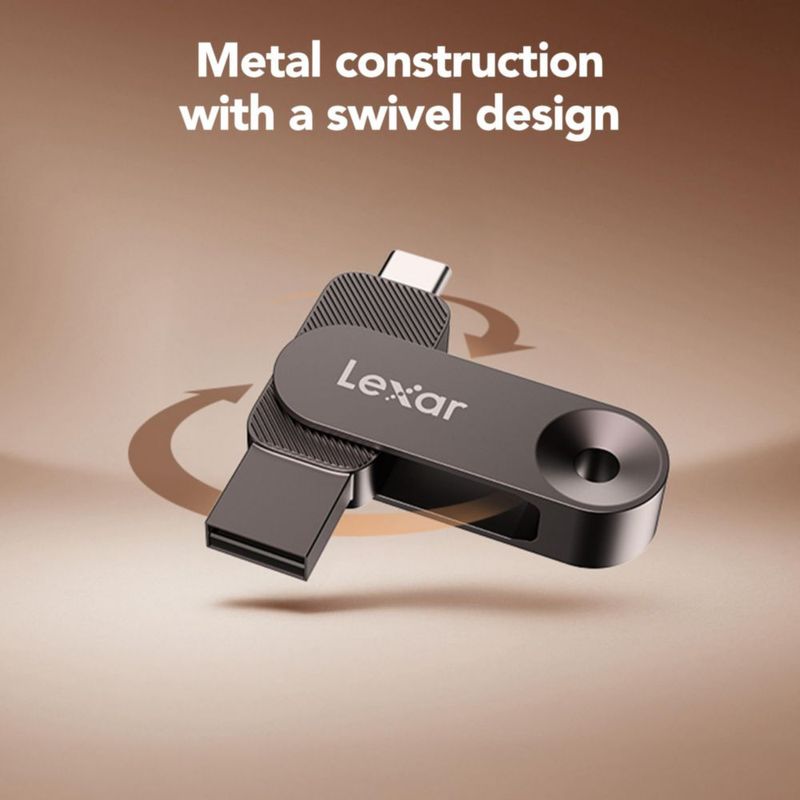 Unidad de estado sólido Lexar D500 de 1 TB con USB-C y USB-A