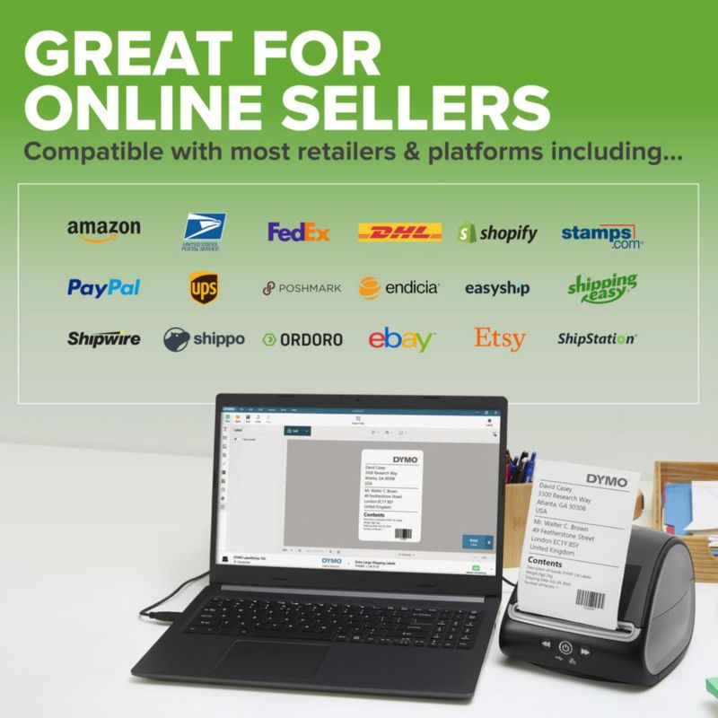 Impresora de etiquetas DYMO LabelWriter 5XL para envíos extra anchos