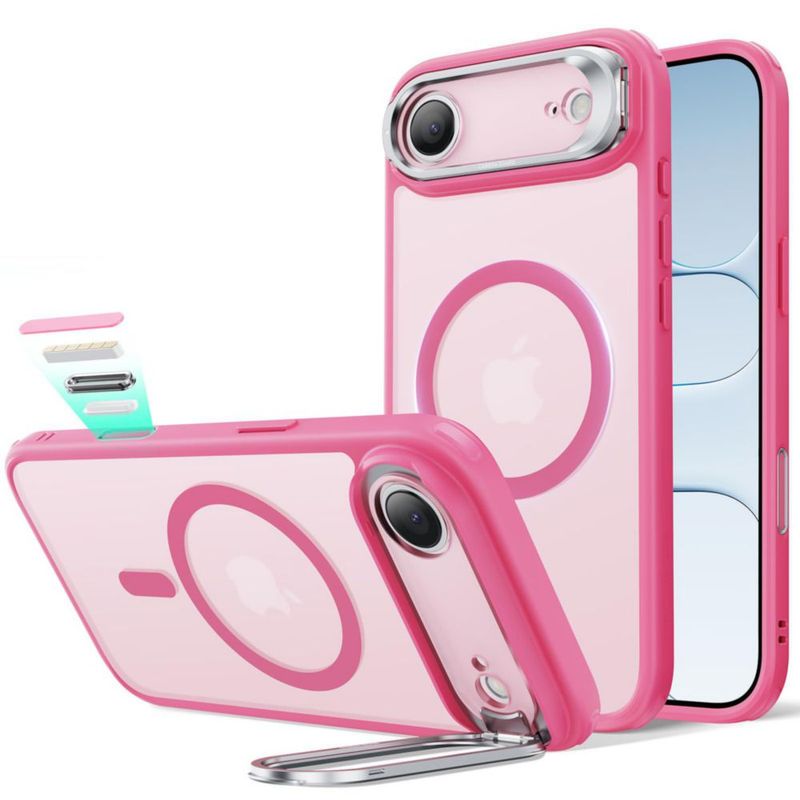 Funda ESR para iPhone 17 Air con MagSafe rosa militar