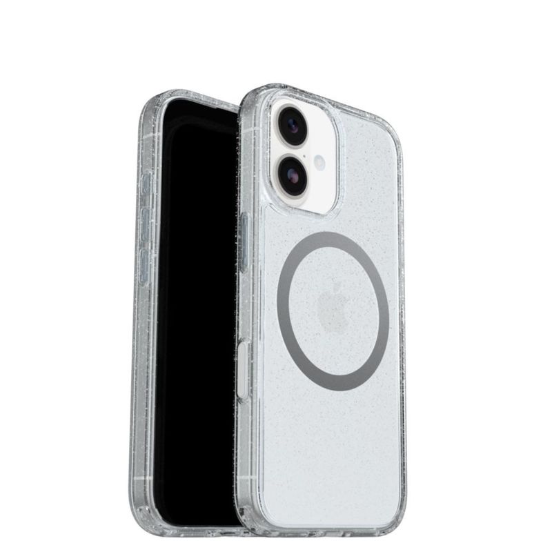 Funda OtterBox Symmetry Clear Stardust para iPhone 17