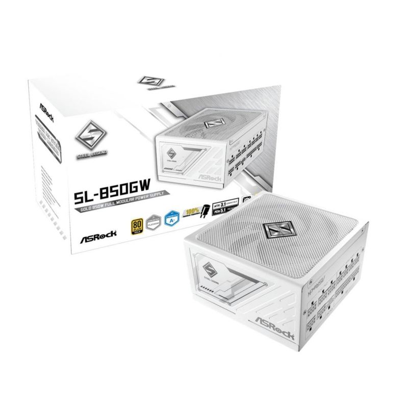 Fuente de alimentación ASRock SL-850GW 850W Gold totalmente modular