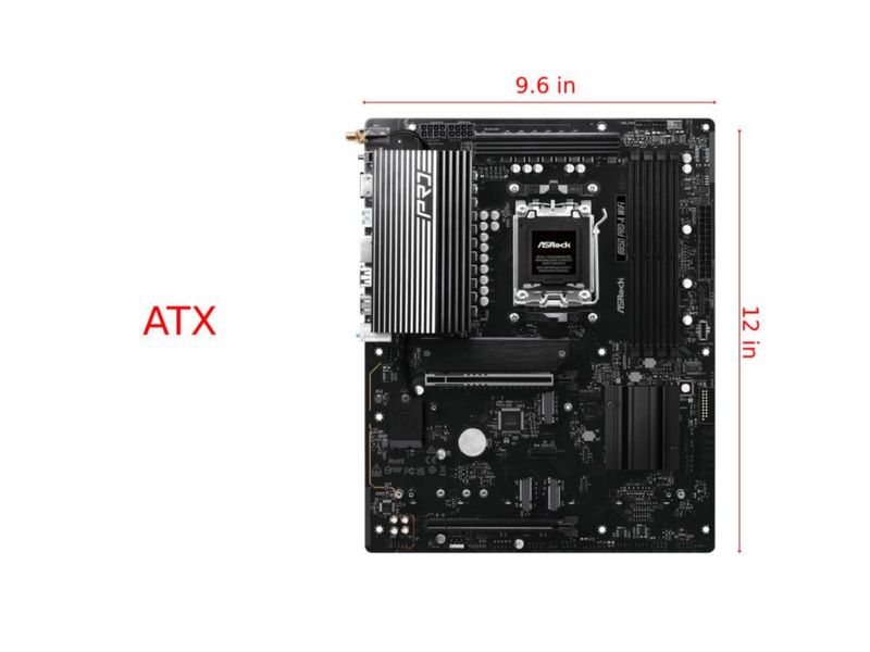 Placa madre ASRock B850 Pro A WiFi6e DDR5 8000+ MHz AM5