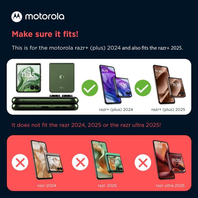 Funda protectora Motorola Razr+ 2024/2025 color verde primavera