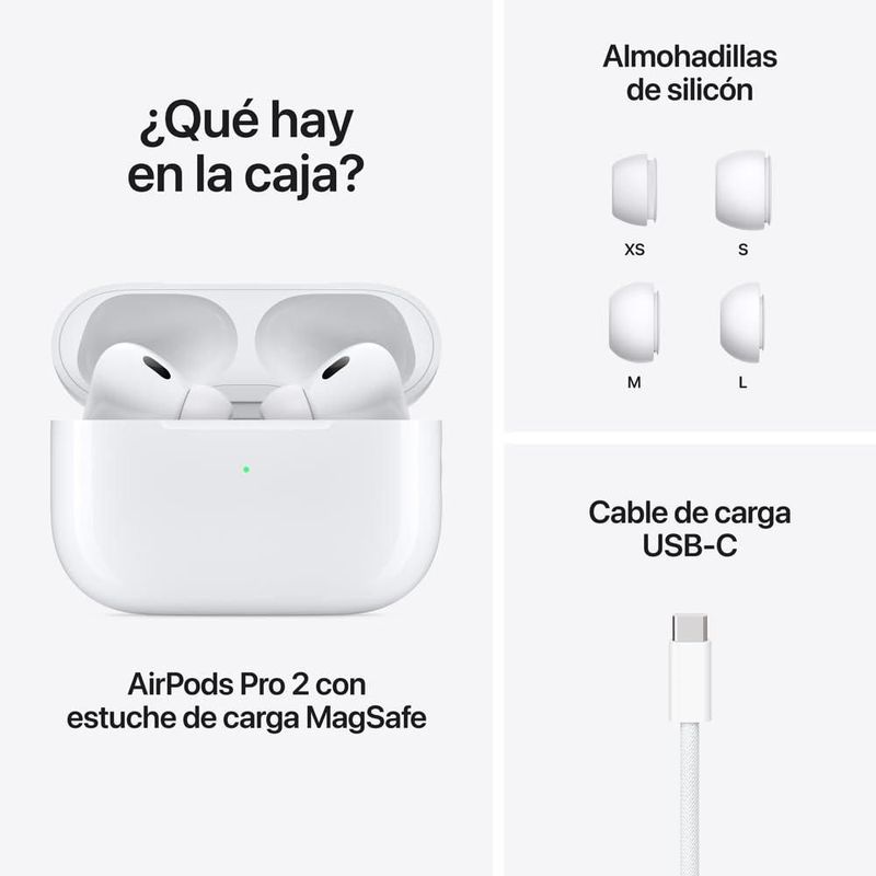 Auriculares inalámbricos Apple AirPods Pro 2.ª generación ANC USB-C