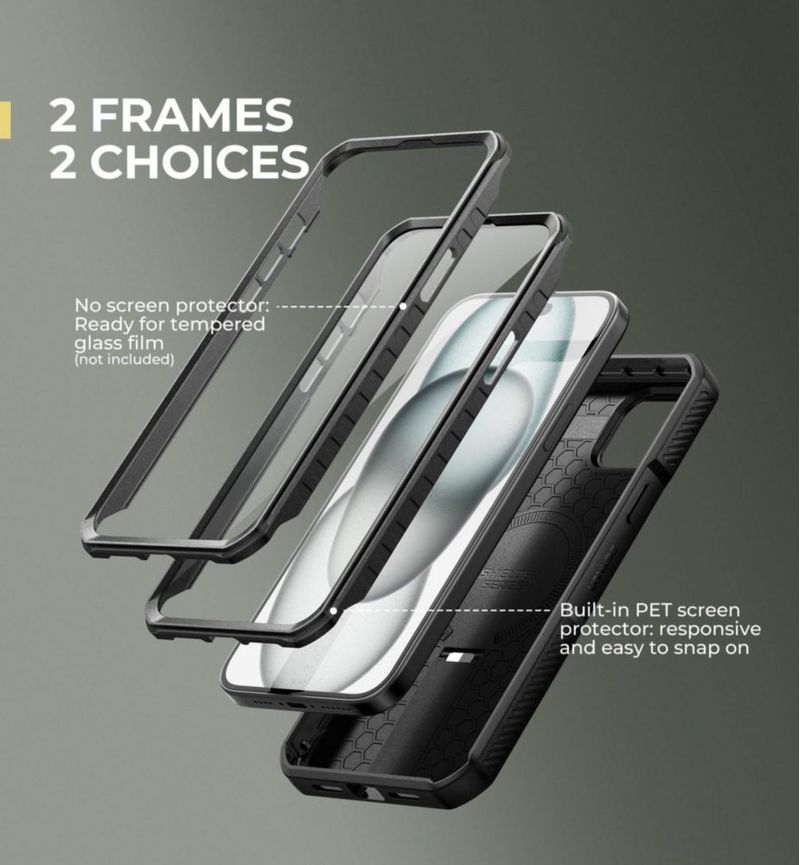Funda Dexnor para iPhone 15 Plus/14 Plus con funda de cámara deslizante