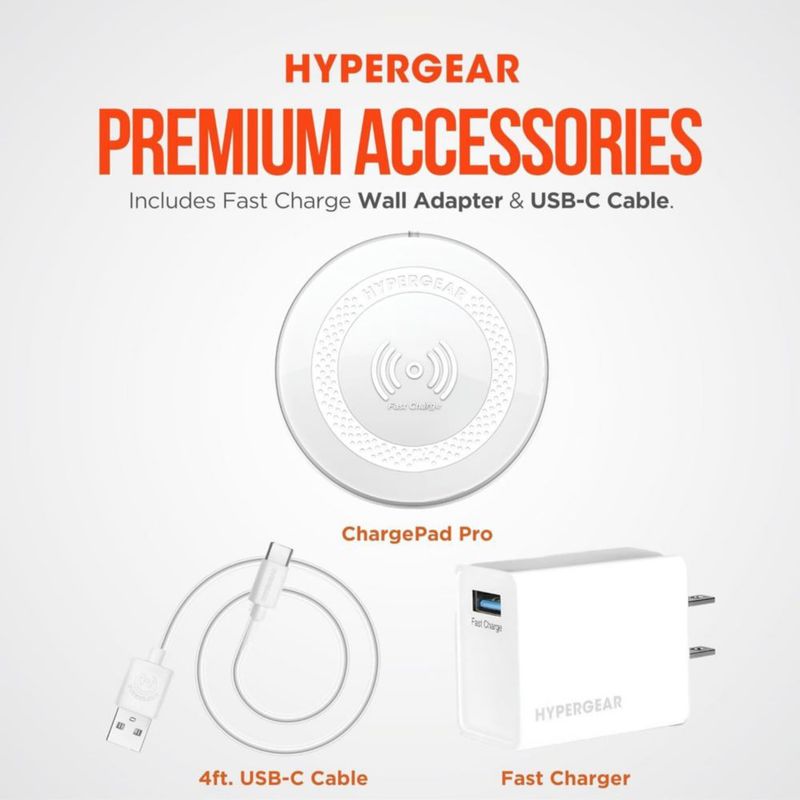 Cargador inalámbrico HyperGear ChargePad Pro 15W de carga rápida