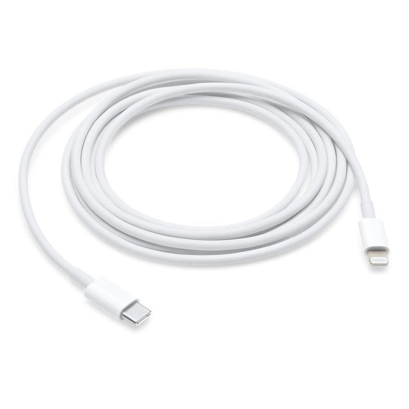 Cable USB-C a Lightning Apple de 2 m para iPhone iPad iPod