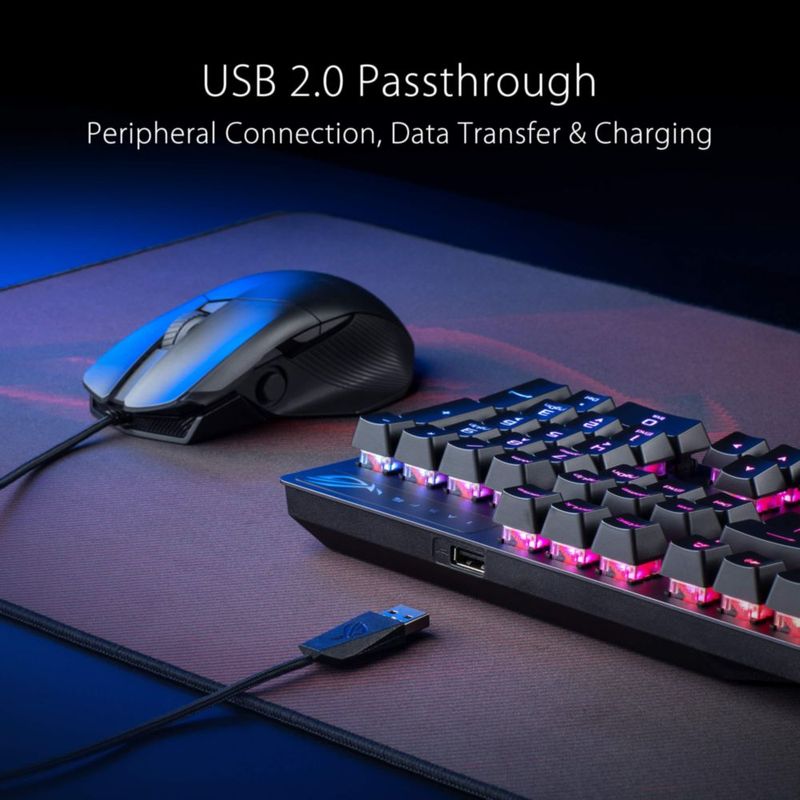 Teclado mecánico para juegos ASUS ROG Strix Scope RX Negro