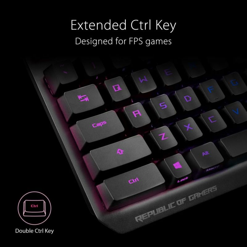Teclado mecánico para juegos ASUS ROG Strix Scope RX Negro