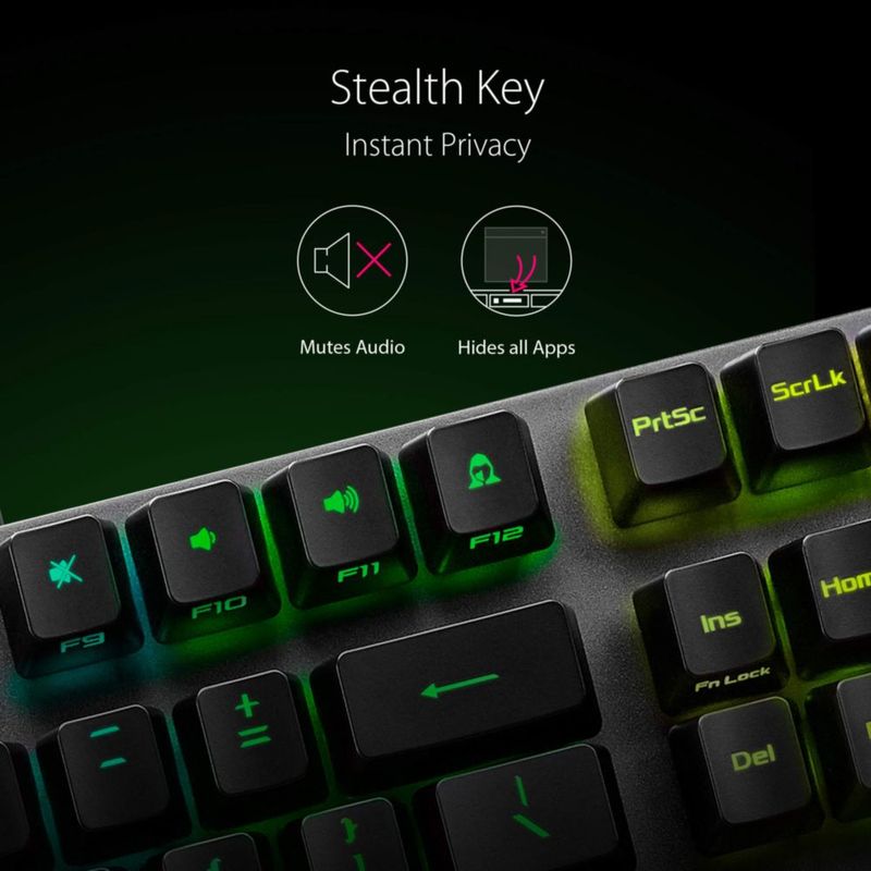 Teclado mecánico para juegos ASUS ROG Strix Scope RX Negro