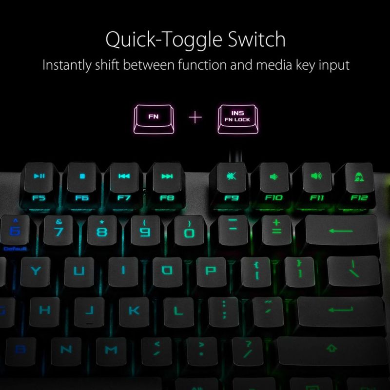 Teclado mecánico para juegos ASUS ROG Strix Scope RX Negro