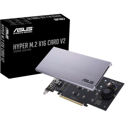 Tarjeta de expansión ASUS Hyper M.2 X16 PCIe 3.0 X4 V2 128Gbps