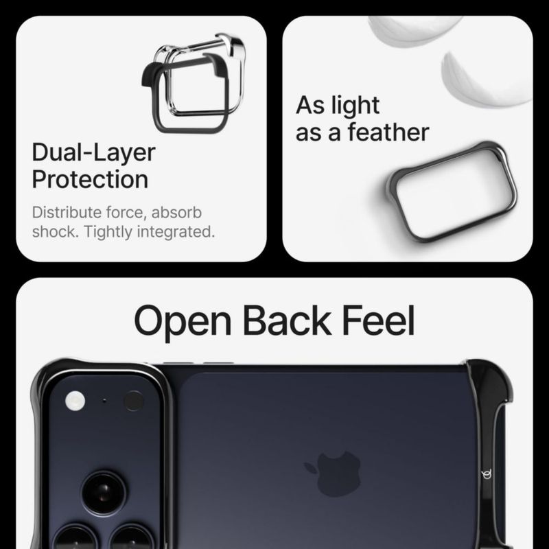 Funda Arc Pulse para iPhone 17 Pro Max de 69" de aluminio