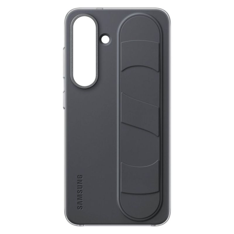 Funda negra con agarre vertical para Samsung Galaxy S25