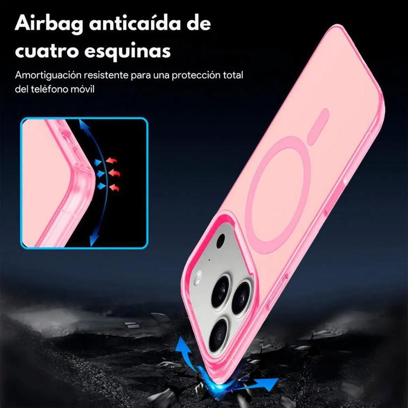 Funda Case Deluxe Uso Rudo Para iPhone Magsafe Antigolpes