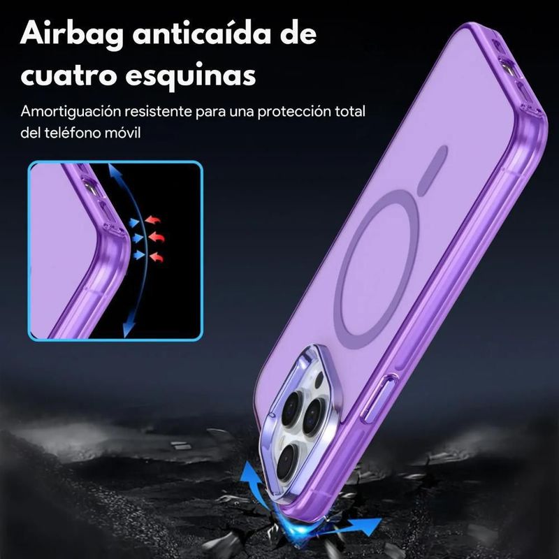 Funda Case Deluxe Uso Rudo Para iPhone Magsafe Antigolpes