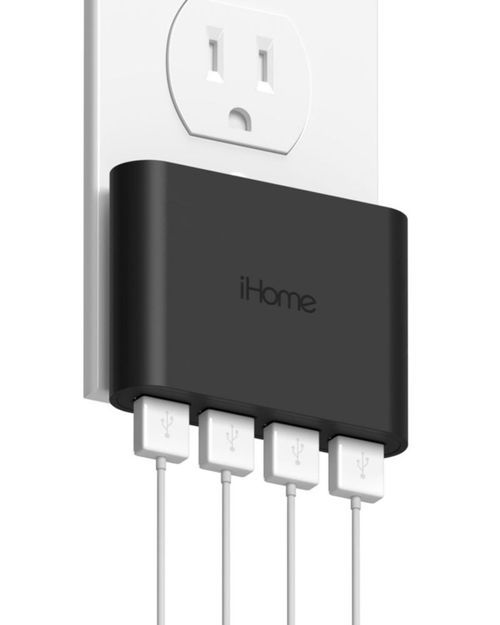 Cargador de pared USB iHome Slim AC Pro multipuerto de 4 puertos