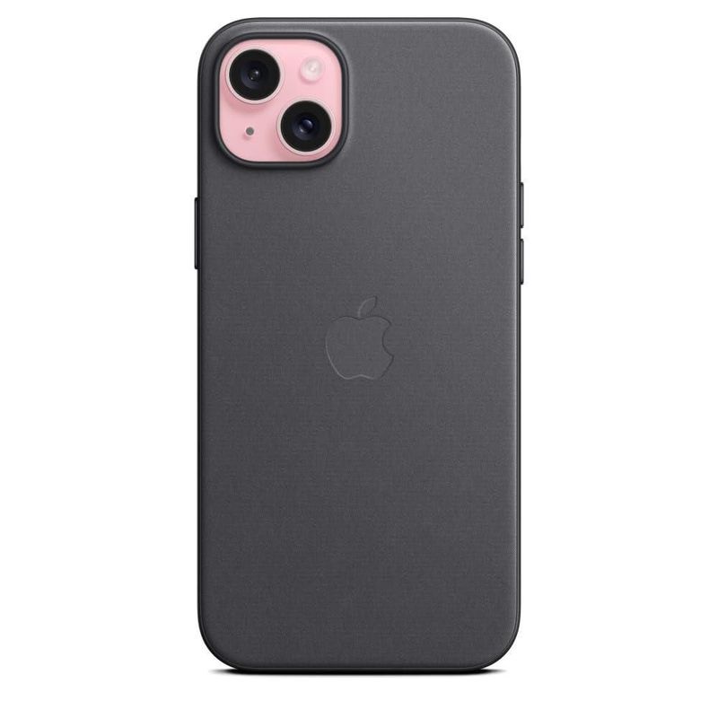Funda para teléfono Apple iPhone 15 Plus FineWoven con MagSafe Black