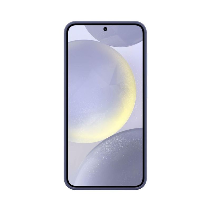 Funda protectora de silicona para Samsung Galaxy S24 color violeta