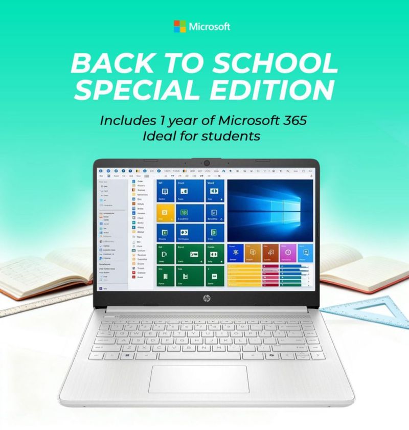 Laptop HP 2026 Intel N150 4 núcleos 14" 128 GB SSD Win11