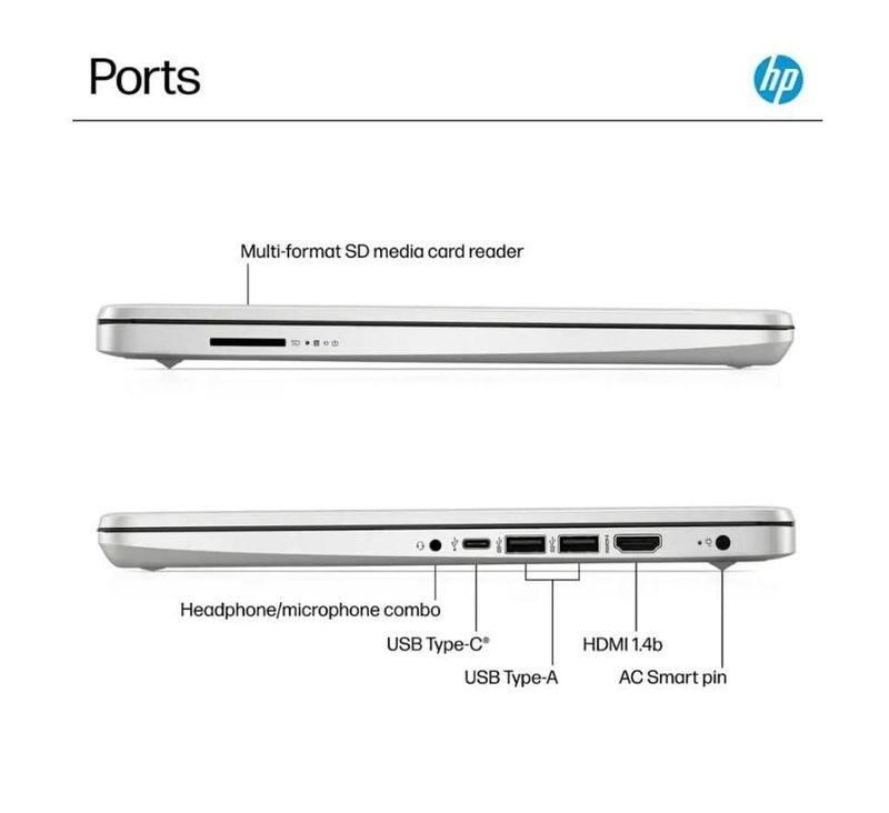 Laptop HP 2025 Intel N150 16 GB de RAM 256 GB 14" LED