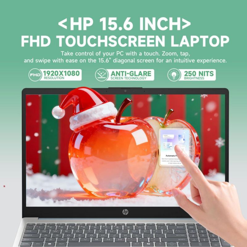 Laptop HP 156" Intel i3-1125G4 8 GB de RAM 128 GB SSD