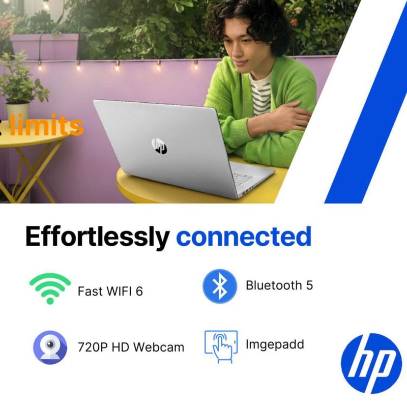 Laptop HP 156" FHD táctil Ryzen 5 8 GB 256 GB SSD