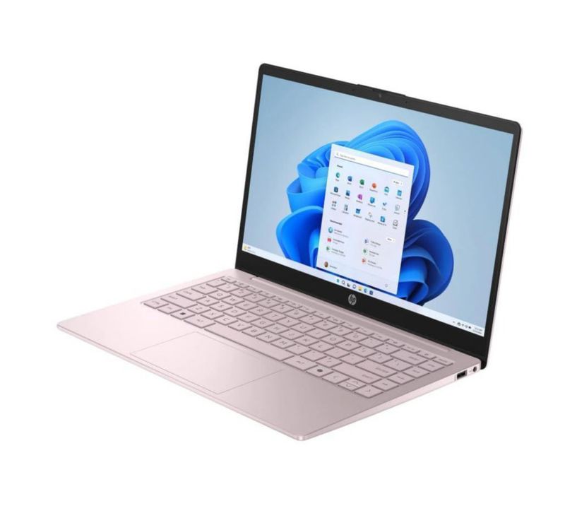 Laptop HP de 14" Intel N150 4 GB de RAM 128 GB SSD rosa