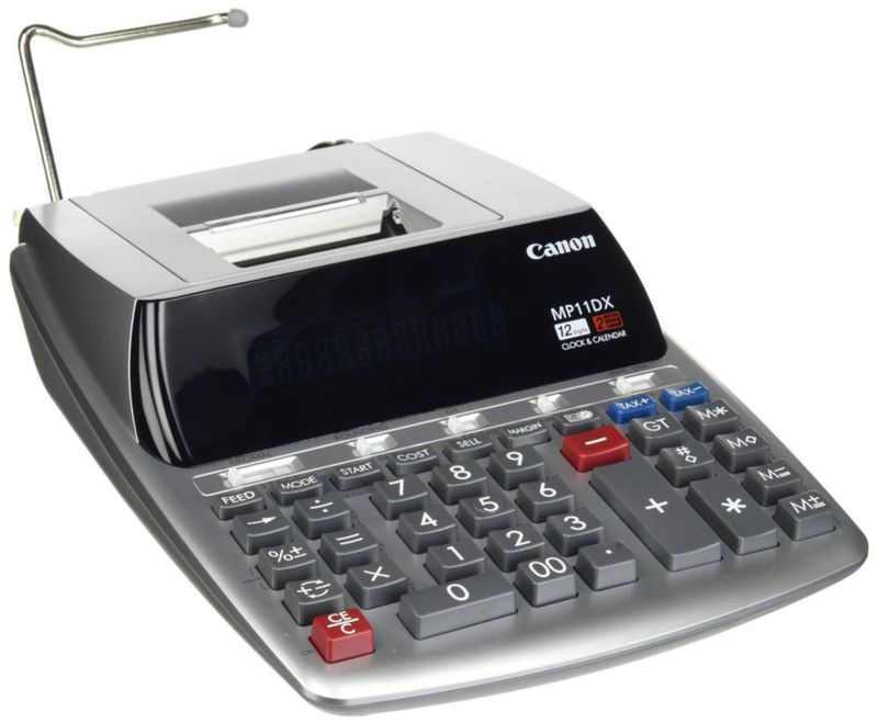 Calculadora de impresión Canon MP11DX de 2 colores