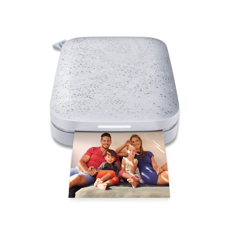 Impresora fotográfica HP Sprocket Portable 2x3 (Luna Pearl) con paquete