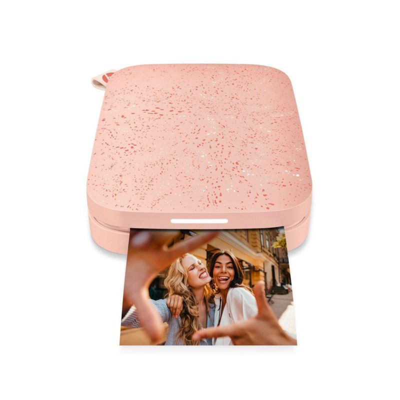 Impresora fotográfica HP Sprocket Portable 2x3 Blush Pink con paquete