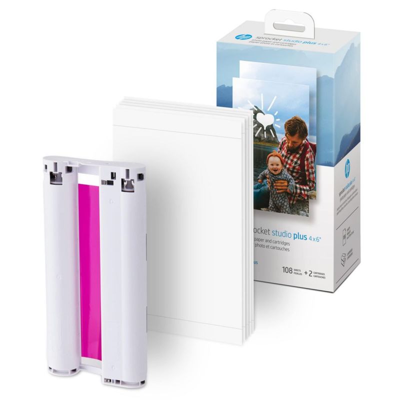 Impresora HP Sprocket Studio Plus 4x6 WiFi iOS y Android