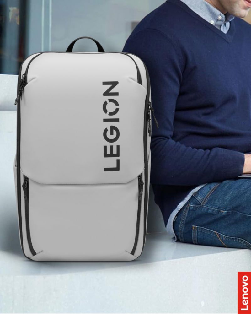 Mochila Lenovo Legion GB800 de 21 L resistente al agua gris