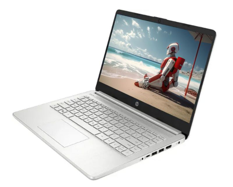 Laptop HP 14" HD 16 GB RAM 128 GB UFS Intel N150 Win11