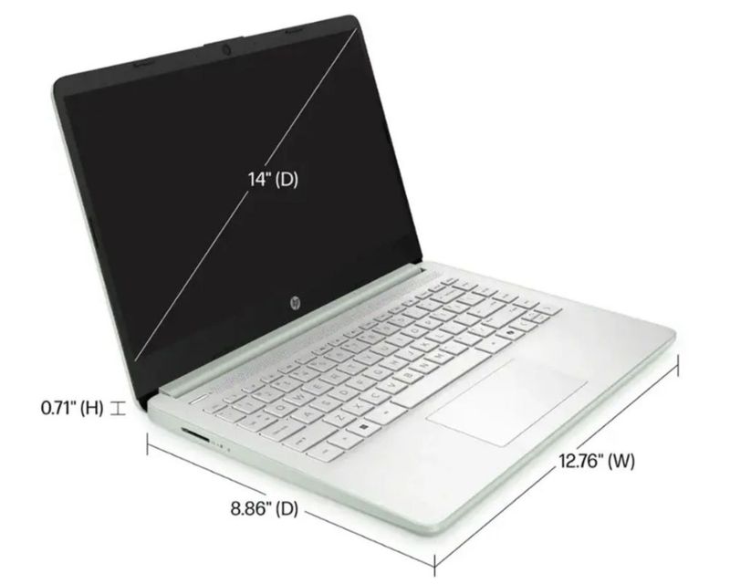 HP Laptop 14" HD 16 GB de RAM 128 GB UFS Intel N150 Windows 11