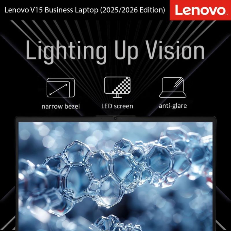Laptop Lenovo V15 Intel N150 8GB DDR5 256GB SSD 156" FHD