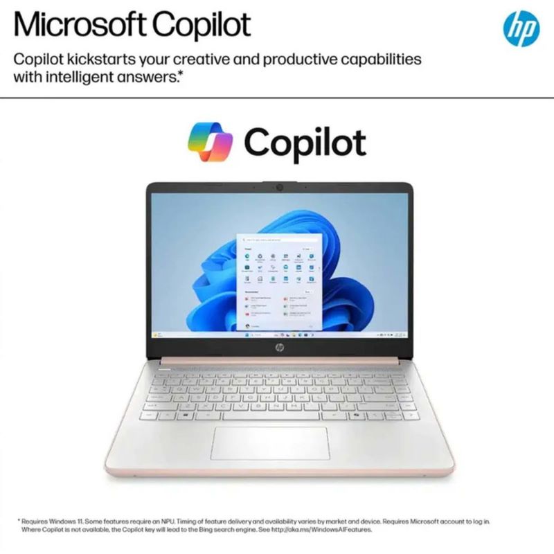 Laptop HP de 14" Intel N150 4 GB de RAM 192 GB Windows 11 Pro