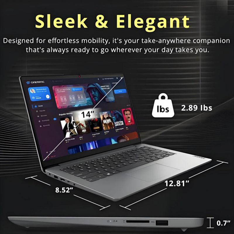 Laptop Lenovo IdeaPad 1 Intel N4200 8 GB 256 GB SSD 14"